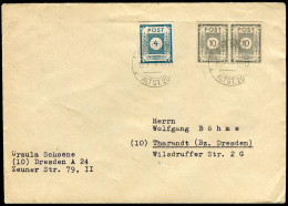 SBZ - Ostsachsen, 1946, 52 Aux(2), 53a, Brief - Autres & Non Classés