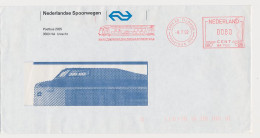 Illustrated Meter Cover Netherlands 1992 - Hasler 7982 NS - Dutch Railways - Where Would We Be Without The Train - Treinen