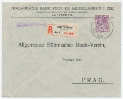 Em. Veth Aangetekend Amsterdam - Tsjecho-Slowakije 1928 - Sin Clasificación