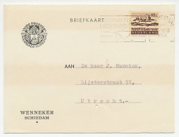 Firma Briefkaart Schiedam 1964 - Wenneker / Alcohol - Unclassified