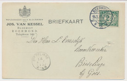 Firma Briefkaart Roermond 1913 - Bloemist - Ohne Zuordnung