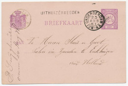 Naamstempel Uithuizermeeden 1881 - Lettres & Documents