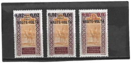 HAUTE  VOLTA   1922.T. N° 18  19  20  NEUF* - Upper Volta (1958-1984)