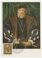 Maximum Card Germany / DDR 1957 Hans Holbein - Charles De Solier - Comte De Morette - Andere & Zonder Classificatie