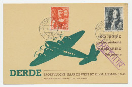 VH A 221 I A Amsterdam - Paramaribo Suriname 1946 - Zonder Classificatie