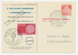 Postal Stationery Germany 1970 Air Balloon - Children Village - Montgolfier - Vliegtuigen