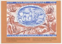 Postal Stationery Sweden Indian - Peace Pipe - Tabaco