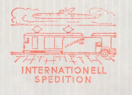 Meter Cover Sweden 1968 International Expedition - Airplane - Train - Truck - Other & Unclassified