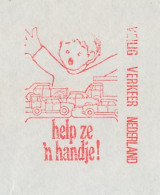 Meter Cover Netherlands 1975 Safe Traffic - Help Them! - Autres & Non Classés