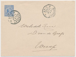 Envelop G. 6 A Utrecht - Weesp 1899 - Ganzsachen