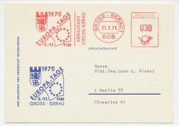 Meter Card Germany 1975 Europe Day - Institutions Européennes