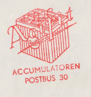 Meter Cover Netherlands 1962 Battery - Accumulators - Diemen - Sonstige & Ohne Zuordnung
