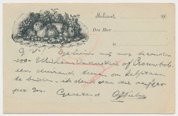 Firma Briefkaart Melissant 1909 - Boom- Fruitkwekerij - Unclassified