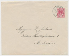 Envelop G. 16 A Deventer - Amsterdam 1910 - Ganzsachen