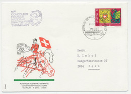 Cover / Postmark Switzerland 1971 Horse Contest - Concours Hippique - Hípica