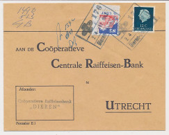 Treinbrief Dieren-Doesburg - Utrecht 1962 - Zonder Classificatie