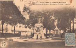 27084 " TOURS-SQUARE DE L'ARCHEVÊCHÉ " -VERA FOTO-CART. POST. SPED.1906 - Tours