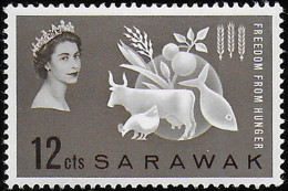1963 Sarawak Freedom From Hunger 1v. MNH SG N. 203 - Autres & Non Classés