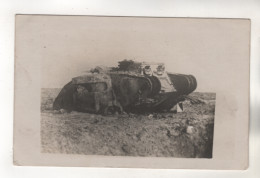 3763, FOTO-AK, WK I, Erbeuteter Englischer Tank, Panzer - Guerre 1914-18