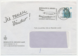 Cover / Postmark Germany 1992 Zeppelin - Airmail - Hermann E. Sieger - Vliegtuigen