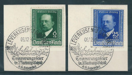 MiNr. 760-761 Briefstücke   (b11) - Used Stamps