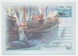 Postal Stationery Romania 2002 Whaling - Whale - Otros & Sin Clasificación