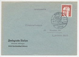 Cover / Postmark Germany 1973 North Sea Spa - Shrimp - Marine Life