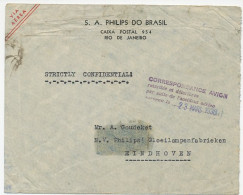 Crash Mail Cover Brazil - Netherlands 1938 Cinq Croix France - Nierinck 380323 A - Non Classés