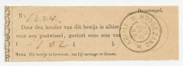 Hoogezand 1895 - Stortingsbewijs Postwissel - Zonder Classificatie