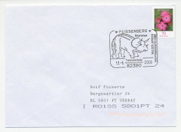 Cover / Postmark Germany 2008 Dinosaur - Triceratops - Préhistoire