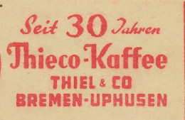 Meter Cut Germany 1955 Coffee - Thieco - Otros & Sin Clasificación