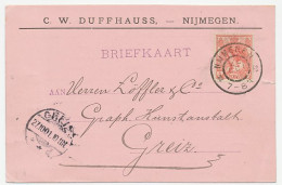 Firma Briefkaart Nijmegen 1901 - Zonder Classificatie