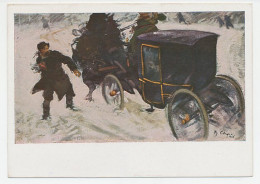 Postal Stationery Soviet Union 1929 Kalaeff - Bomb - Grand Duke Serge Alexandrovitch - Coach - Horse - Autres & Non Classés