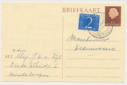 Briefkaart G. 325 / Bijfrankering Hindeloopen - Dedemsvaart 1964 - Postal Stationery