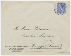 Firma Envelop Amsterdam 1929 - Stoomvaart Maatschappij Noordzee - Sin Clasificación