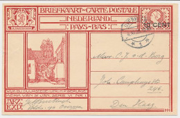 Briefkaart G. 214 I ( Wijk Bij Duurstede ) Overveen 1926 - Postal Stationery