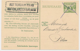 Spoorwegbriefkaart G. NS222 W - Locaal Te Rotterdam  - Postal Stationery