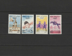 Syria 1960 Olympic Games Rome, Basketball, Swimming, Fencing, Equestrian Set Of 4 MNH - Zomer 1960: Rome