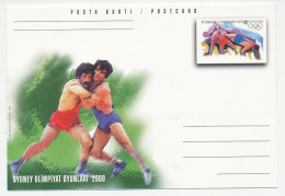 Postal Stationery Turkey 2000 Olympic Games Sydney 2000 - Wrestling - Otros & Sin Clasificación