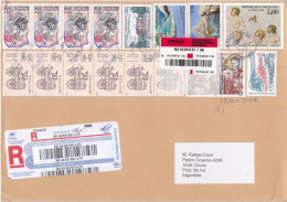 France - 2021 - Letter - Sent To Argentina - Caja 30 - Covers & Documents