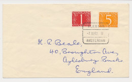 Treinblokstempel : Alkmaar - Amsterdam B 1962 - Unclassified
