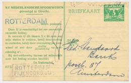 Spoorwegbriefkaart G. NS277 A - Rotterdam - Amsterdam 1947 - Ganzsachen