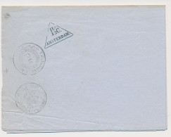 Amsterdam 1 1/2 C. Drukwerk Driehoekstempel 1855 - Revenue Stamps