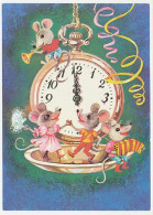 Postal Stationery Soviet Union 1988 Watch - Clock - Mouse - Accordion - Clocks