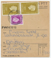 Em. Juliana Adreskaart Zaandam - Den Haag 1973 - Unclassified