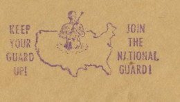 Meter Top Cut USA 1953 National Guard - America - Map - Militares