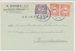 Firma Briefkaart Finsterwolde 1910 - Gemeente Architect - Unclassified