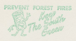 Meter Cut USA 1962 Prevent Forest Fires - Keep The South Green - Bomen