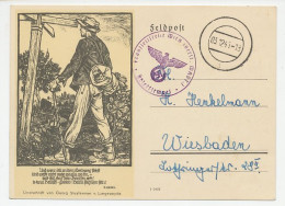 Fieldpost Postcard Germany 1941 Stroller - Georg Sluyterman V. Langeweyde - Johann Peter Hebel - Andere & Zonder Classificatie