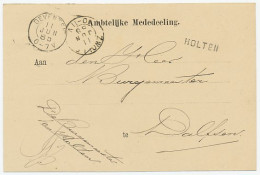 Naamstempel Holten 1885 - Storia Postale